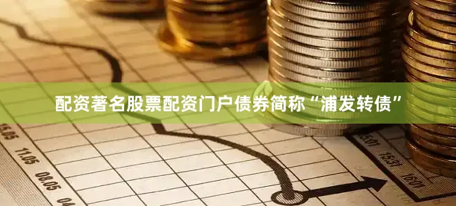 配资著名股票配资门户债券简称“浦发转债”
